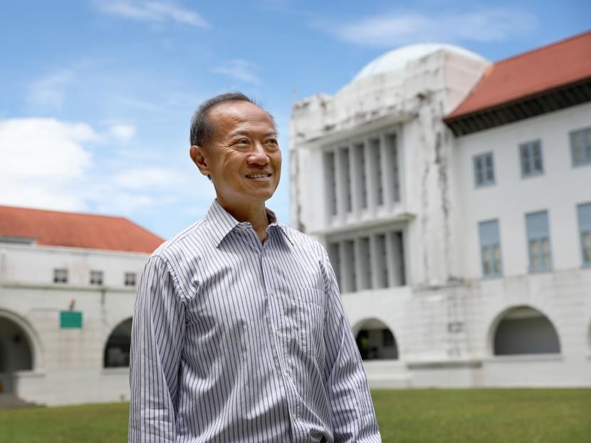 Former foreign affairs minister George Yeo, photographed at the National University of Singapore's Bukit Timah campus. Former foreign affairs minister George Yeo, photographed at the National University of Singapore's Bukit Timah campus.