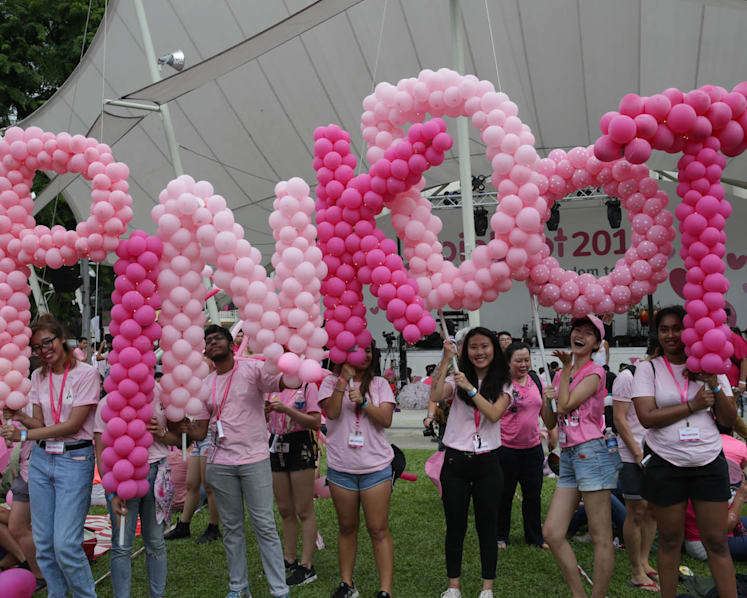 Pink Dot supporters turn up in force despite tighter security measures
