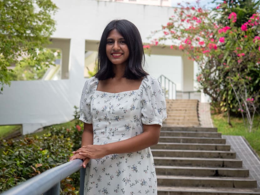 In early 2020, Ms Ashvini Annathurai (pictured) gave birth to twin girls after dropping out of school.