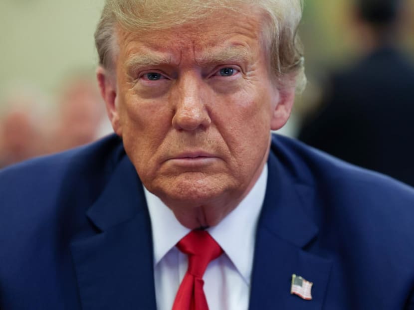 Former US President Donald Trump sits in New York State Supreme Court during the civil fraud trial against the Trump Organization in New York on Jan 11, 2024. Former US President Donald Trump sits in New York State Supreme Court during the civil fraud trial against the Trump Organization in New York on Jan 11, 2024.