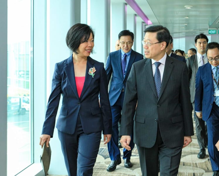 Hong Kong leader John Lee in Singapore as part of week-long ASEAN trip