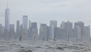 Sailing-Spain lead wind-hit New York SailGP after disrupted opening day