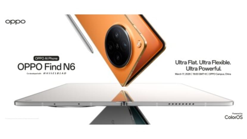 OPPO Announces Global Launch of Find N6 on March 17th,  Redefining Foldables with Zero-Feel Crease Engineered for Lasting Flatness