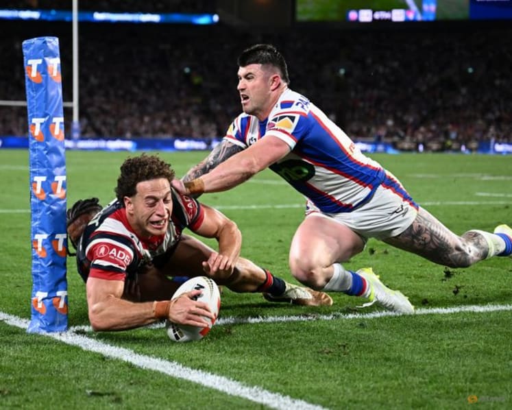 Rugby league-Nawaqanitawase tries fire Roosters to 16th NRL title
