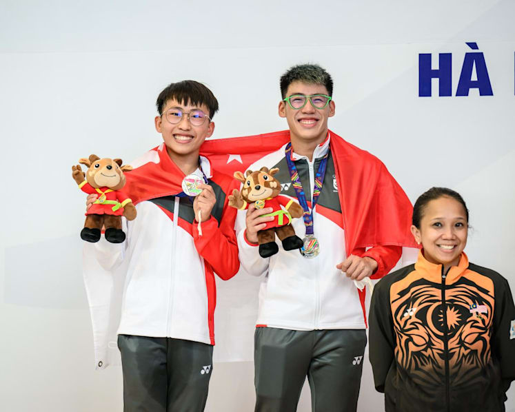 Diving: Birthday medal for Jonathan Chan after combining with Max Lee for silver at 31st SEA Games