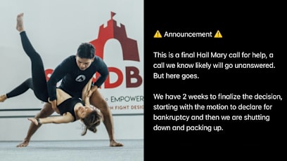 “Anyone Got S$15Mil Or S$100K To Spare?”: Local Stunt School Facing Bankruptcy & Closure Issues Last Call For Help