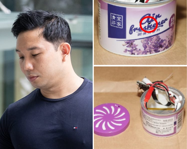 Man who used camera hidden in air freshener to film female colleagues in toilet gets jail