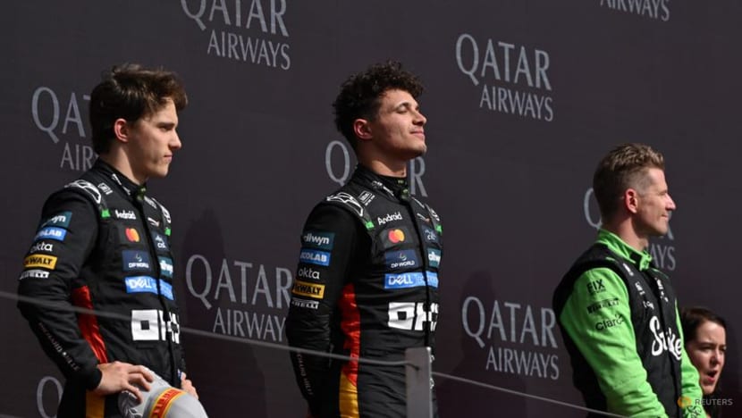 Norris wins in the wet as Piastri fumes and Hulkenberg stuns