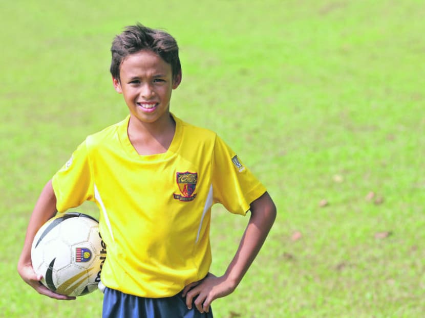 Ilhan Fandi, the 13-year-old son of Singapore football icon Fandi Ahmad, is heading to England later this month. TODAY File Photo