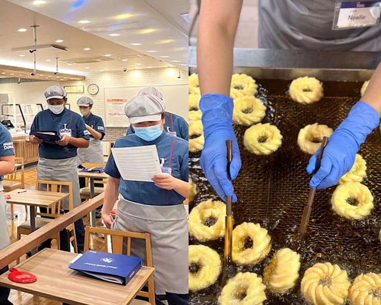 How Mister Donut's new employees are trained at 'doughnut college' in Osaka 