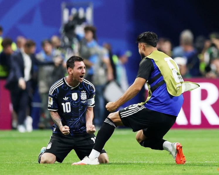 No goals but Messi the team man comes through to help Argentina to another final