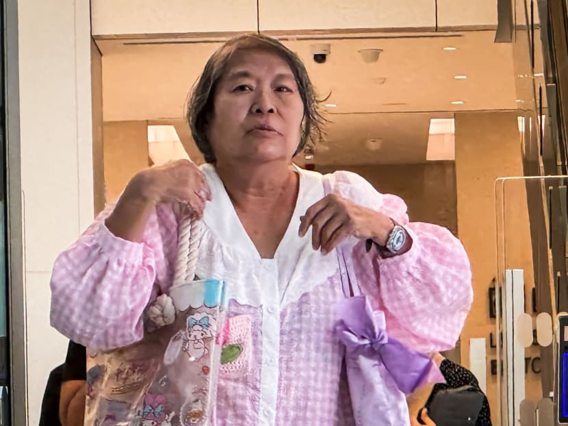 Wang Su Chuan at the State Courts on Oct 12, 2023. Wang Su Chuan at the State Courts on Oct 12, 2023.