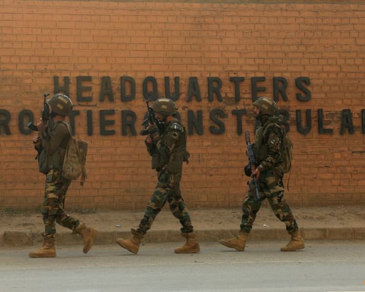 Five Pakistani police killed in bombing, shooting ambush in northwest