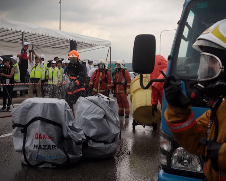 S’pore, M’sia in chemical spill joint exercise