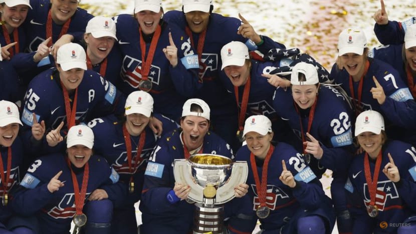 Ice hockey-US beat Canada to win world championships with Janecke overtime goal Ice hockey-US beat Canada to win world championships with Janecke overtime goal