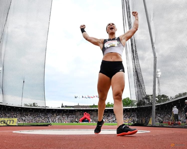 Olympic champions Sion, Katzberg shine in Eugene field events