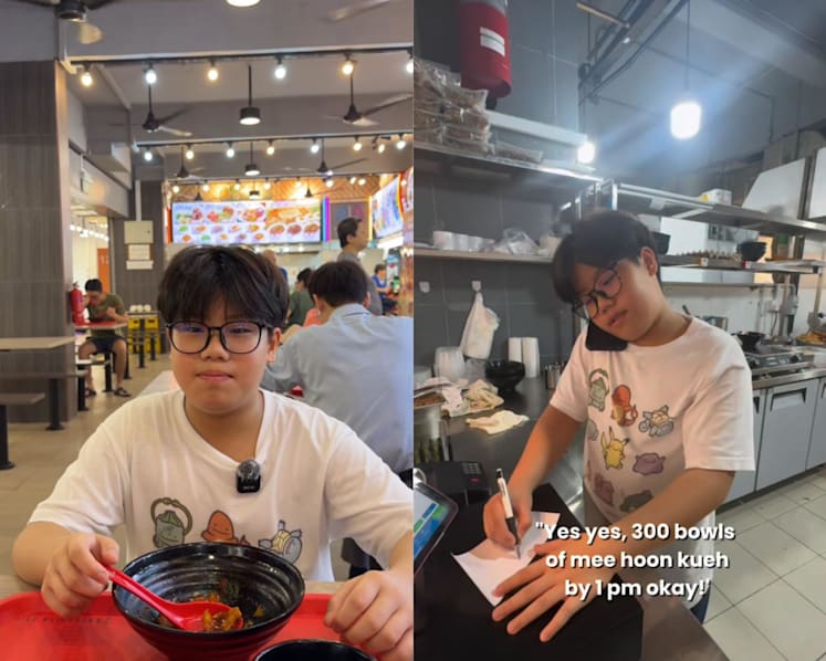 ‘I’m too famous already’: 12-year-old goes viral for promoting his mother's mee hoon kueh stall