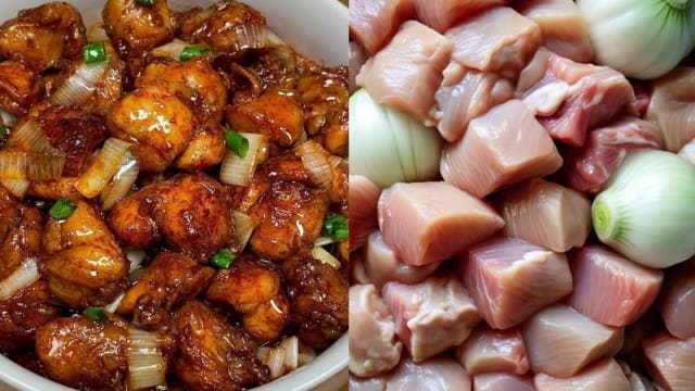 食谱：葱烧鸡