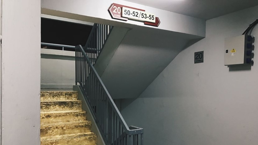 Town council says student's effort to cover HDB staircase in gold foil 'not permissible'