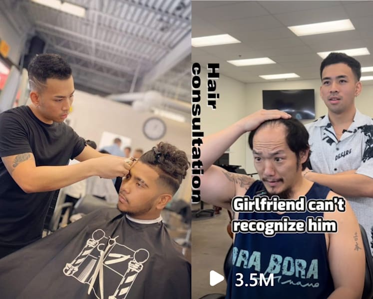 'It's like he pulls a body double': Meet the Vietnamese barber behind the viral transformation videos