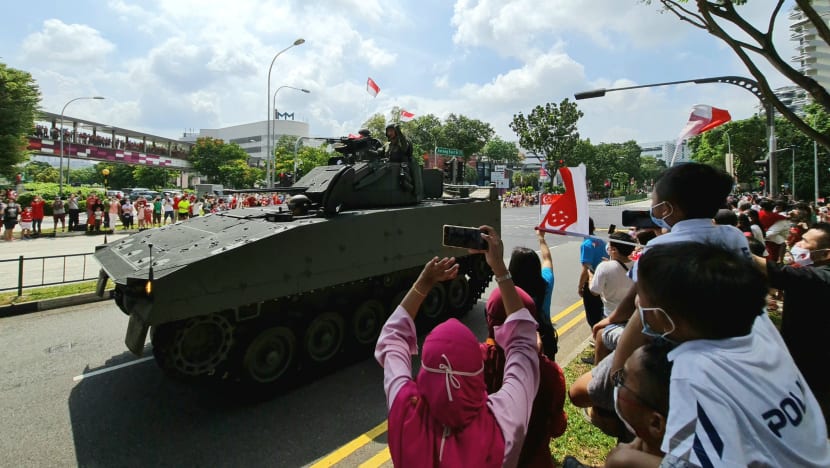 NDP 2020: Fireworks light up Singapore skies, mobile column rumbles through heartlands as nation celebrates 55th birthday