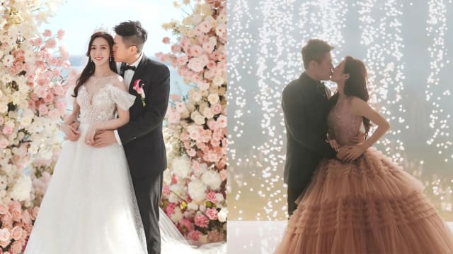 《新闻女王》何依婷巴厘岛完婚　戴港姐后冠出嫁