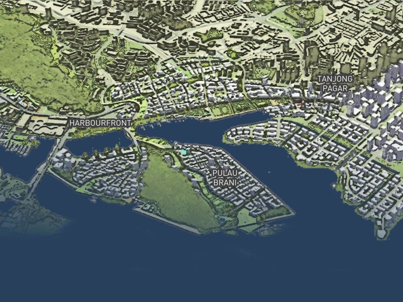 Artist's impression of the Greater Southern Waterfront: Photo: URA