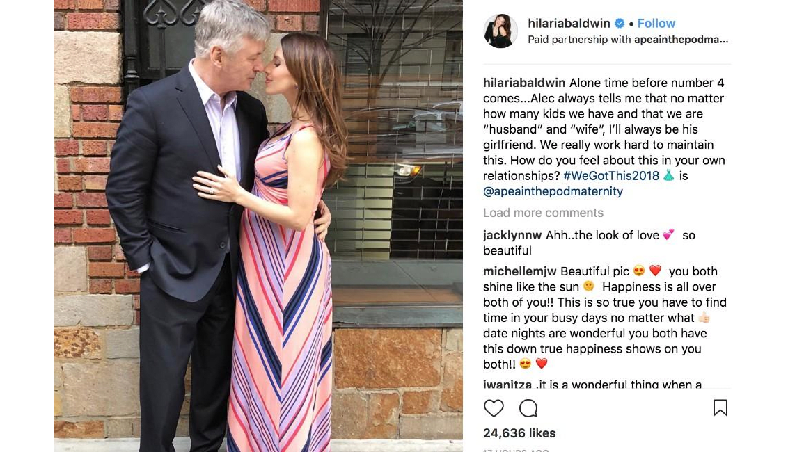 Alec and Hilaria Baldwin enjoy 'alone time' 8days