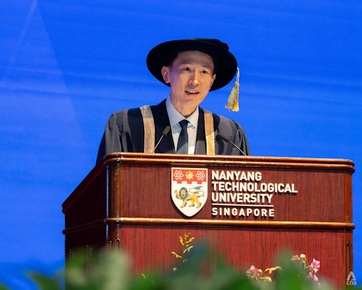  TikTok CEO Chew Shou Zi urges NTU doctoral graduates to 'actively seek the unknown' at conferment ceremony 