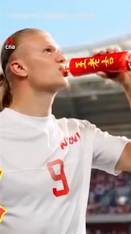 Norway striker Erling Haaland stars in ad campaign for Chinese herbal drink