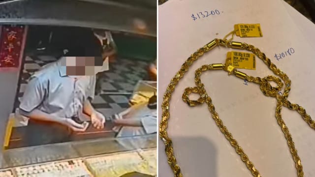 企图在牛车水金店抢金链 警方逮捕14岁少年