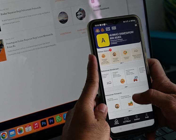 Malaysians riled by requirement to use national identification system for Road Transport Department’s MyJPJ app