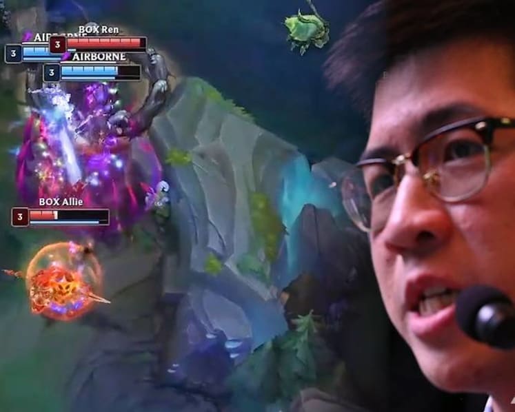 Alien language? Shoutcasters like Daryl Lim are the voices of e-sports tournaments