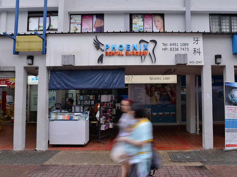 Phoenix Dental Surgery at Ang Mo Kio Ave 8, on June 22, 2016. Photo: Robin Choo/TODAY
