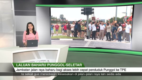 Laluan Baharu Punggol-Seletar - Penduduk kini ada akses lebih cepat ke TPE menerusi jambatan baharu