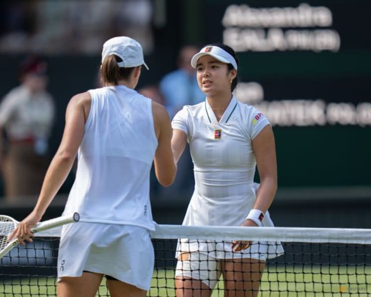 Fearless Eala topples Swiatek as shocks rock Wimbledon