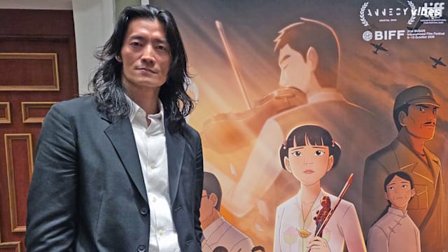 《沧海琴声》触及日据战争题材，“日本军官”田边和也因角色一特质决定参演