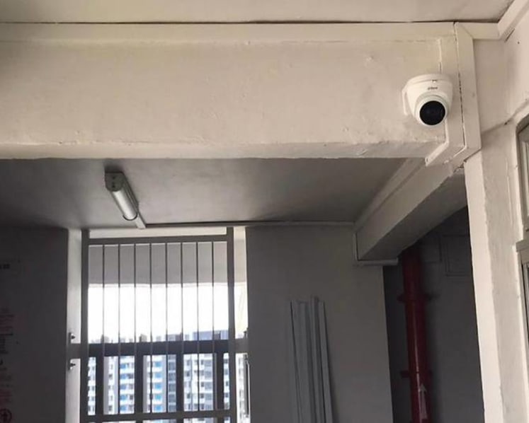Installing CCTVs outside HDB flats is illegal, but more home owners are doing so, say merchants