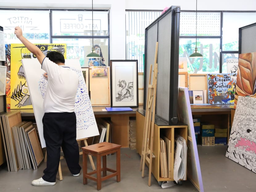 Dinosaurs a fascination for 19-year-old who designed Ho Ching’s pouch