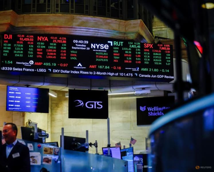 Nasdaq hits record as dollar and Treasury yields climb, oil prices ease