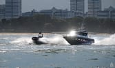 3 men arrested for illegally entering Singapore waters; coast guard officer injured in chase