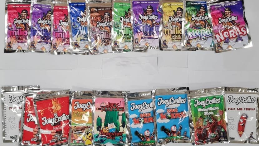 Man who imported drug-laced sweets from UK and grew cannabis plants in flat gets jail, caning Man who imported drug-laced sweets from UK and grew cannabis plants in flat gets jail, caning