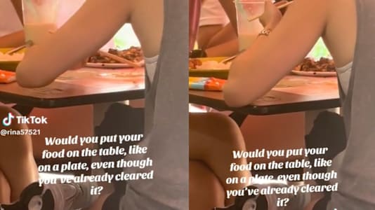 Would You Eat Off A Hawker Centre Table? Viral Video Divides Singaporeans