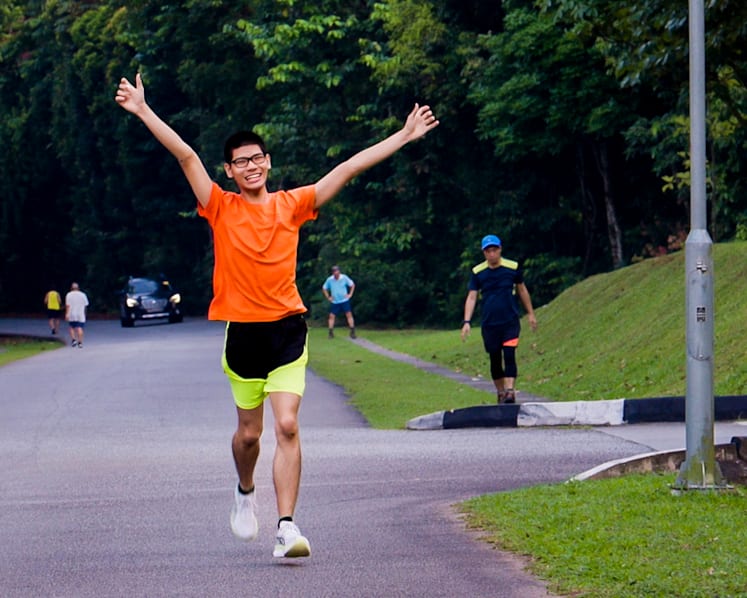 How a young runner with autism stayed the course to finish his first marathon in under 5 hours