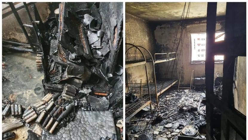 Man and infant sent to hospital after PMD-linked fire in Bukit Batok flat