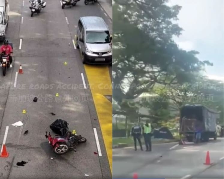 Motorcyclist, 38, dies after accident with van and lorry along Bedok North Road