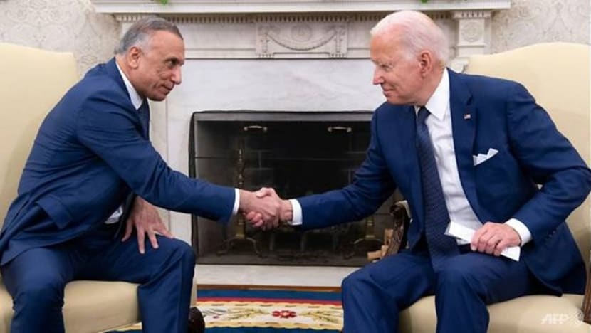 Biden, Kadhimi sahkan perjanjian akhiri misi tempur AS di Iraq Biden, Kadhimi sahkan perjanjian akhiri misi tempur AS di Iraq