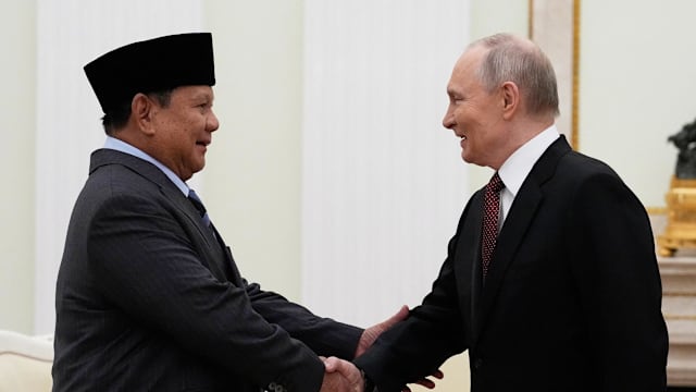 普京：俄罗斯同印尼经贸和军事关系良好