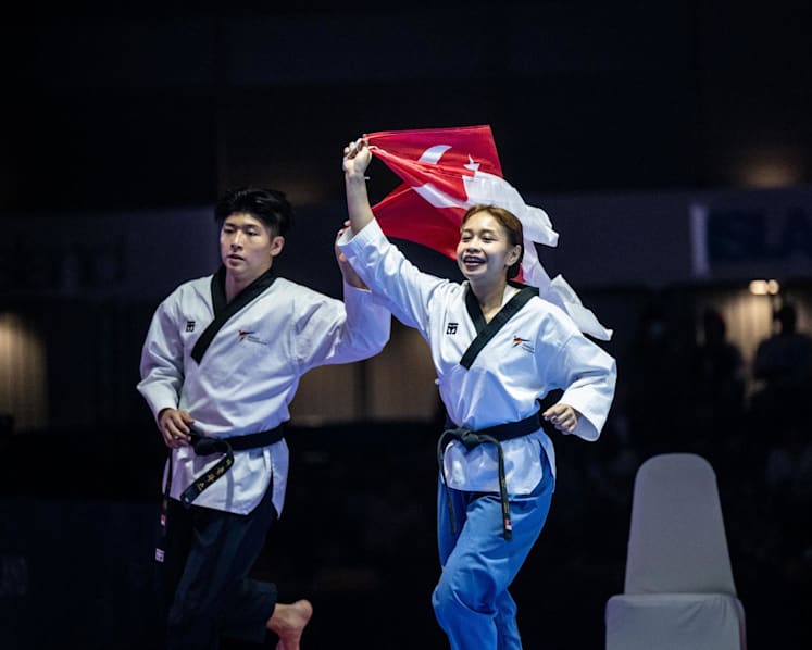 Taekwondo pair give Singapore its first gold of 2025 SEA Games