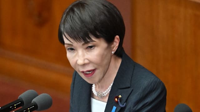 高市警告中国军事扩张 誓言检讨国防战略